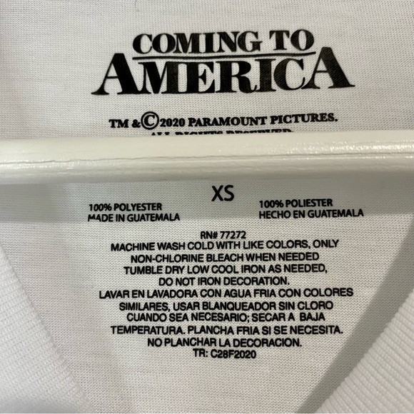 Coming to America Times Must And Always Do Change - Akeem Graphic Tee White NWT - Picture 3 of 6